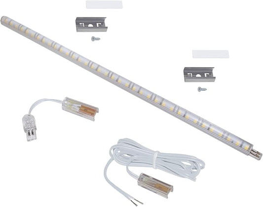 Armacost Lighting RigidStrip 12V 12" Linkable LED Strip Light Diffuser Kit 4000K 321130