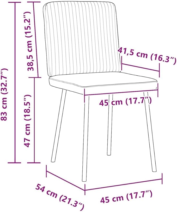 Modern Velvet Dining Chairs Set of 2 Dark Gray Accent Chairs with Metal Wood Frame - Sturdy Kitchen & Living Room Furniture, Comfortable Foam Padding