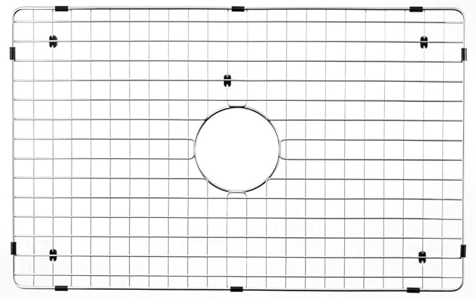 Houzer BG-7100 - Stainless Steel Wirecraft Bottom Sink Grid for Houzer Sink Model PTS-4100, Durable Sink Protector Rack for Dishes, Utensils, and Kitchen Accessories