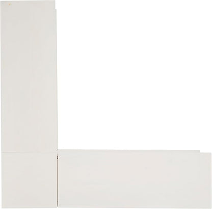 Linon Tobin White Dining Nook with Hidden Storage Includes Beige Cushion Set and Pillows