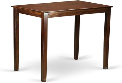 East West Furniture YAT-MAH-H Yarmouth Rectangle Counter Height Dining Table, 30x48 Inch, Mahogany