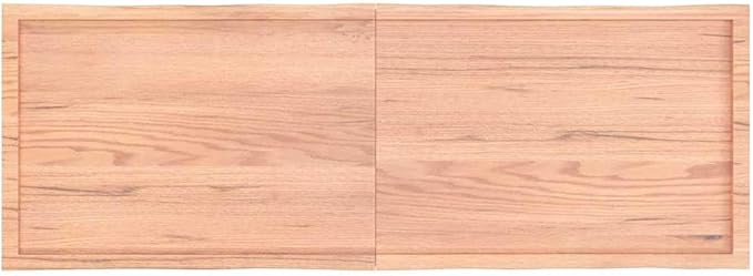 Foldable Solid Oak Tabletop 70.9x23.6 in Light Brown Live Edge Wood Countertop for Dining Room Office Desk Kitchen Island Bar DIY Craft Station