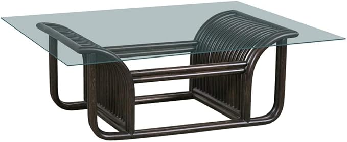 Dulles Glass 24X48 inch Rectangular Glass Table Top - Tempered - 1/4" Thick Glass Surface, Safe Flat Polished, Eased Corners, Multipurpose for Dining Table, Patio, Coffee and End Table