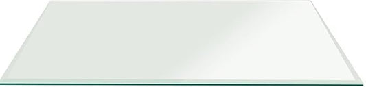 42" x 60" Tempered Glass Table Top with 1/2" Thickness, Beveled Edge and Safety Corners Clear Surface Replacement for Dining, Coffee or Office Tables Scratch Resistant by Fab Glass and Mirror