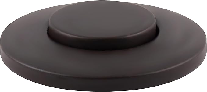 Westbrass ASB-B3-12 Sink Top Waste Disposal Replacement Air Switch Trim Only, Flush Button, Oil Rubbed Bronze