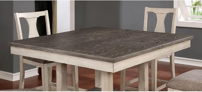 Counter Height Dining Set with Table and Chairs for Kitchen Island Seating