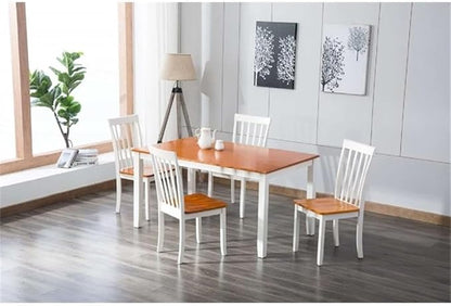 Bloomington Dining Chairs, Set of 2 - White/Honey Oak