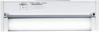 LEDVANCE 12" LED Undercabint Light, 9W, 3 CCT Select 2700/3000/4000K, 80 CRI, Linkable, 600 LMS, Accessories Included - 1 Pack (62441)