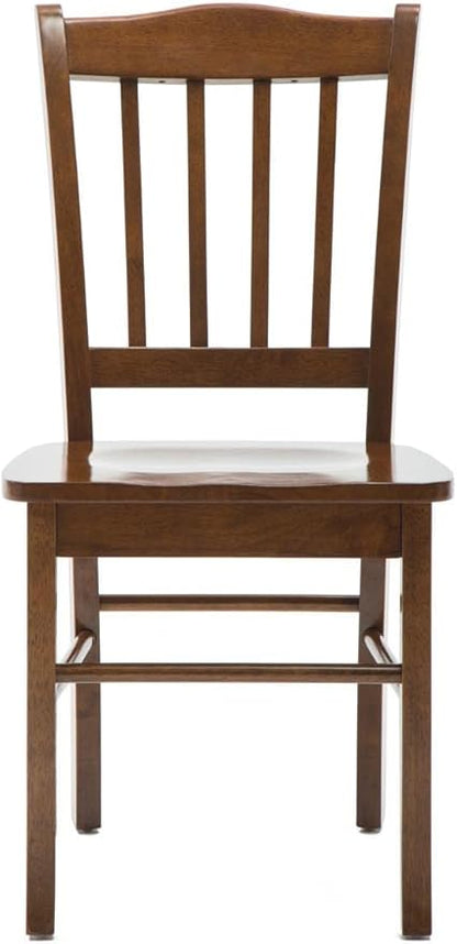 Boraam Shaker Chair, Walnut, Set of 2