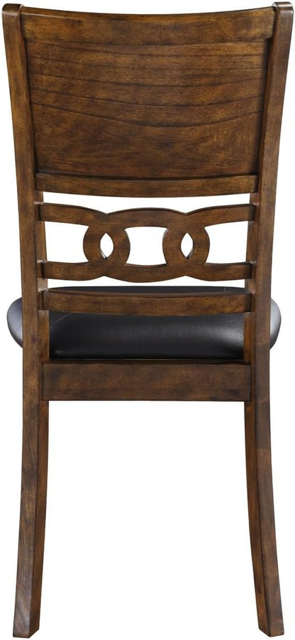 HomeStock Kitchen Dining Chairs Set - Wood Kitchen Dining Chair - Brown Finish - Wood Kitchen Island Seating Brown/6 Piece