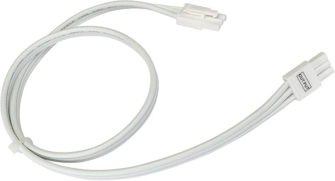 Satco 63/517 CounterQUICK Under Cabinet Linkable Cable, White