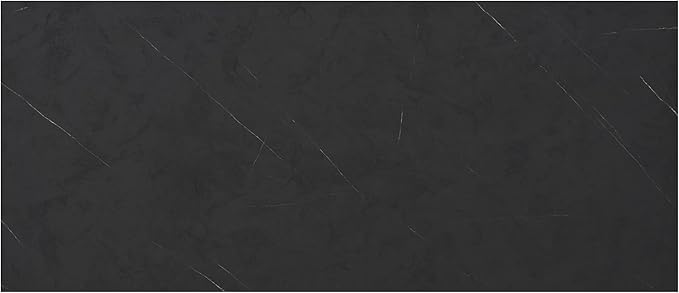 Kaboon 60x28 inches Tabletop, Solid One-Piece Desktop for Sit Stand Desk, Double Desks, L Desk DIY,Wood Countertop Home or Commercial Use,1 inch Thick, Could Atlas/Black Marble, 27.56" D x 59.1" W