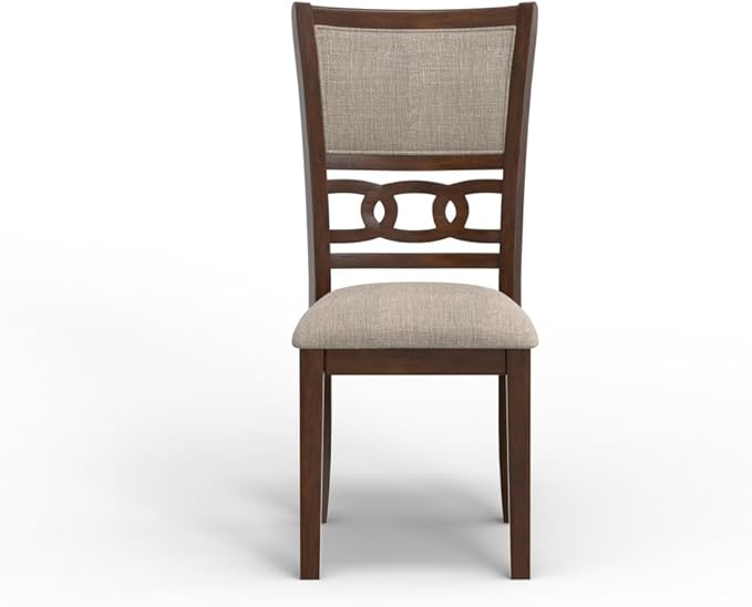 New Classic Furniture Gia 3-Piece Drop Leaf Dining Table Set with 2 Chairs, 42-Inch, Cherry