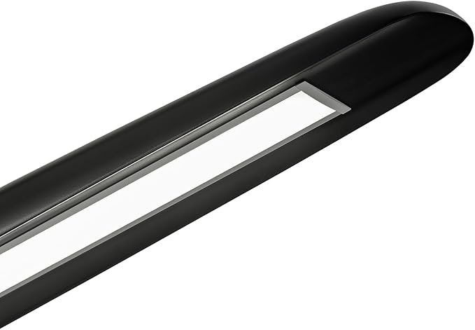 YISDESIGN 59inch Integrated Led Pendant Light 40w Dimmable Wood Black Linear Pendant Lighting Led Modern Island Light with Black Finish for Living Room Dining Room Billiard & Pool Lights