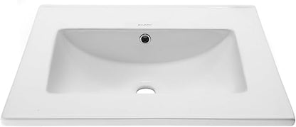 24" Vanity Top Without Faucet Hole