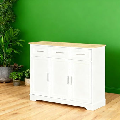 Kitchen Island, Dining Room Cabinet, Kitchen Sideboard Buffet Cabinet with Storage