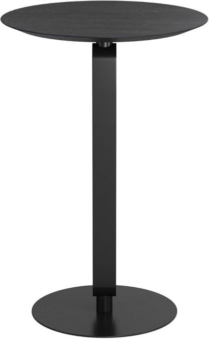 HomeStock Counter Table - Steel Frame & MDF Top - Black Finish - Kitchen Island