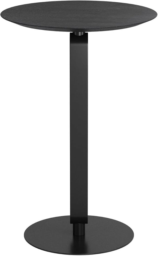 HomeStock Counter Table - Steel Frame & MDF Top - Black Finish - Kitchen Island
