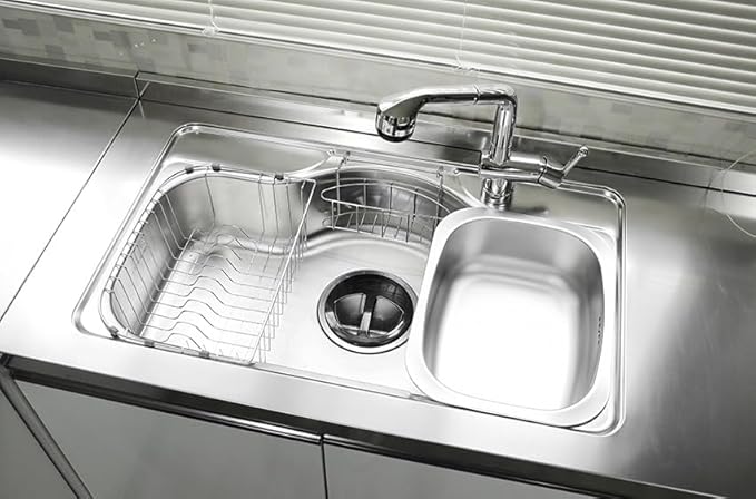 Stainless Steel Dishpan 9.9L/ Large Washing-up Bowl 9.9L, Multipurpose Kitchen Sink Bowl, Dish Tub, Vegetable Washing Basin (15.35L x 11.8W x 4.72H inches)