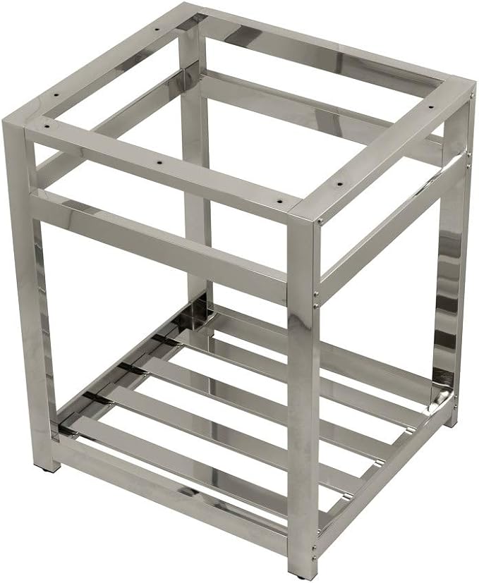 Kingston Brass VSP2522A6 Kingston Commercial Console Sink Base, 25 x 22 x 30, Polished Nickel