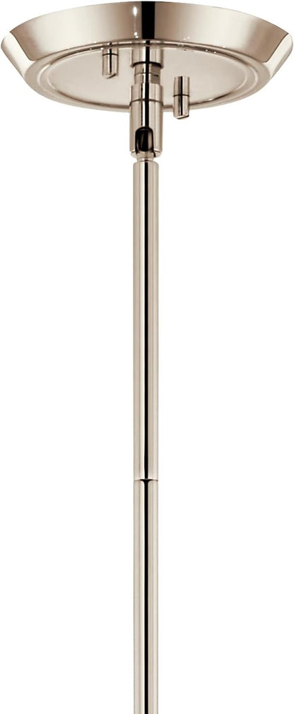 Kichler Alvaro 12-Light Multi-Tier Chandelier, Soft Modern Light in Polished Nickel, for Foyer, Great or Living Room or Large Dining Room (20" x 39.75"), 52692PN