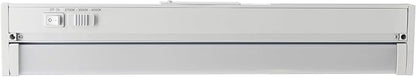 LEDVANCE 24" LED Undercabint Light, 18W, 3 CCT Select 2700/3000/4000K, 80 CRI, Linkable, 1200 LMS, Accessories Included - 1 Pack (62443)