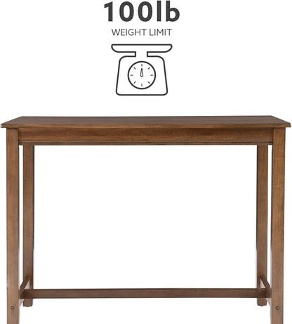 Linon Claridge Rustic Wood 36 inch Height Pub Table