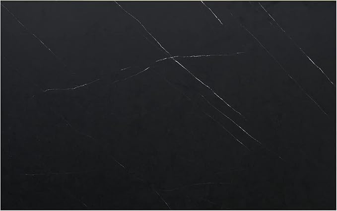 Kaboon 48x30 inches Tabletop, Solid One-Piece Desktop for Sit Stand Desk, Double Desks, L Desk DIY,Wood Countertop Home or Commercial Use,1 inch Thick, Could Atlas/Black Marble, 30" D x 47.25" W