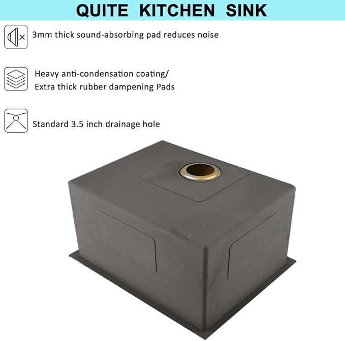 23 Inch Undermount Laundry Sink Gold-Wesliv 23x18x12 Gold Utility Sink Undermount Laundry Room Sink Deep Single Bowl 16 Gauge Stainless Steel Utility Sink with Bottom Grid