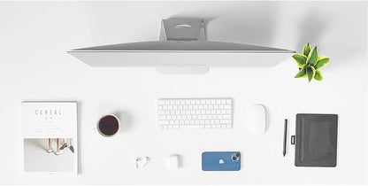 Kaboon 48x18 inches Tabletop, Solid One-Piece Desktop for Sit Stand Desk, Double Desks, L Desk DIY,Wood Countertop Home or Commercial Use,1 inch Thick, White