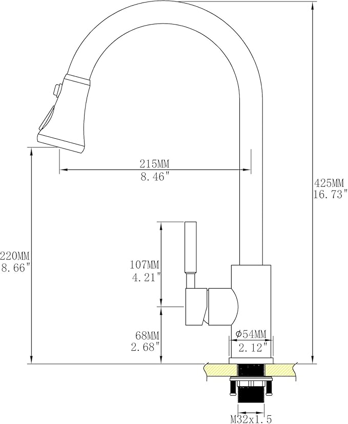 TUTEW Touchless Kitchen Faucet with Pull Down Sprayer, Matte Black Motion Sensor Kitchen Sink Faucet Single Hole, Spot Resist Stainless Steel Single Handle Commercial Modern Faucet