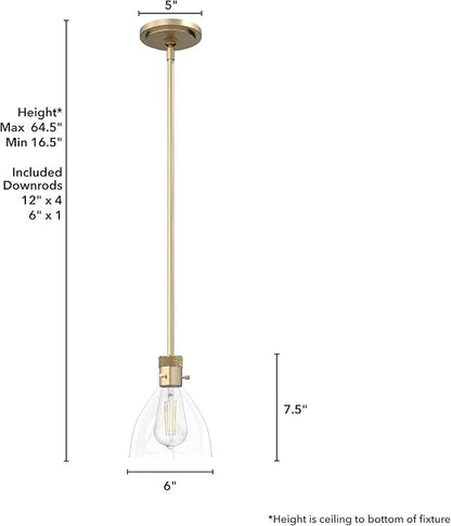 Hunter Fan Company 19293 Van Nuys Pendant, Alturas Gold