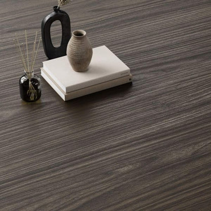 Mobili Fiver, Evolution Dining Table with One Leg and Wirelss Charger 47.2 x 23.6 in, Dark Walnut, Made in Italy