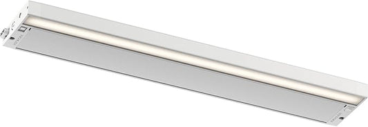 Kichler 6U Series 22" 120V LED Under Cabinet Light in White, 2700K, (22" L x 4.25" W x 1" H), 6UCSK22WHT