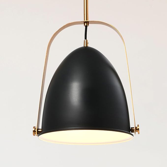 Zelda - 2-Tone Metal Ceiling Light, Black and Brushed Gold