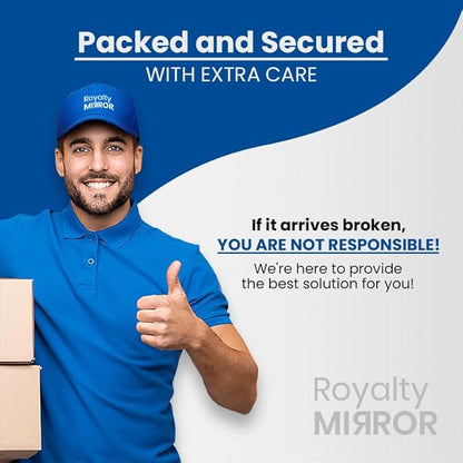 Royalty 54" Inch Round Tempered Glass Table Top – Clear Table Top Glass – Useful for Replacement, Tabletop Protector, Patio, Dining, Coffee, Desks - 1/4" Thick Flat Polished Edge