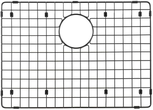 Starstar Sinks Protector Matte Black 304 Stainless Steel Kitchen Sink Bottom Grid, Rack (21 L x 16 W)