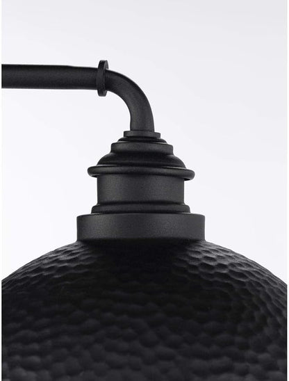 Progress Lighting Englewood Collection 1-Light Farmhouse Outdoor Post Lantern Light Textured Black, 13-7/16" x 16" x 12"