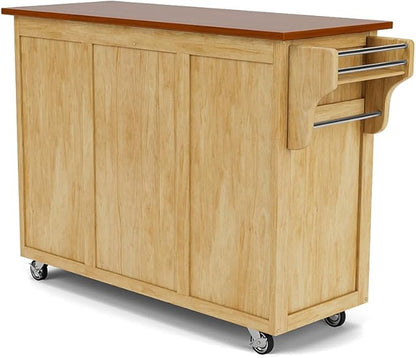 Homestyles Create Kitchen Cart, Oak, Natural