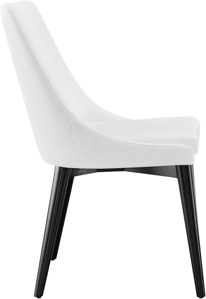 Modway EEI-2745-WHI-SET Viscount Dining Side Chair Fabric Set of 2, White