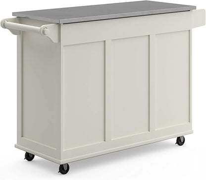 homestyles Dolly Madison Off-White Kitchen Cart