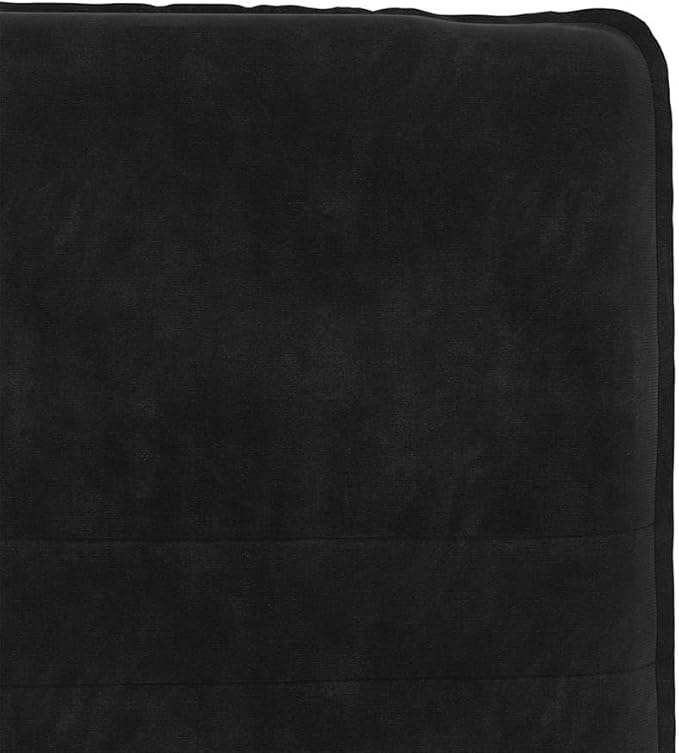 Velvet Dining Chair Black Adjustable Height Accent Chair for Kitchen Living Room Bedroom Modern Furniture with Soft Foam Padding