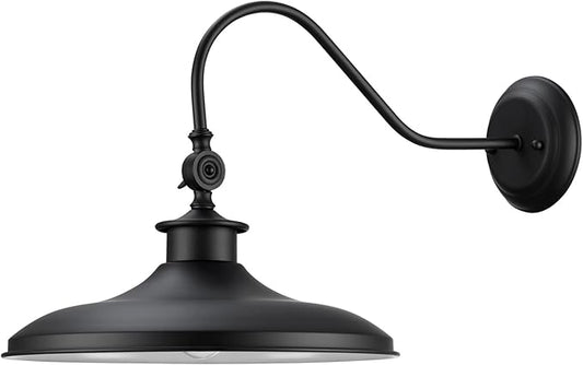 Globe Electric 44095 Aedan 1-Light Swivel Wall Sconce, Black Finish