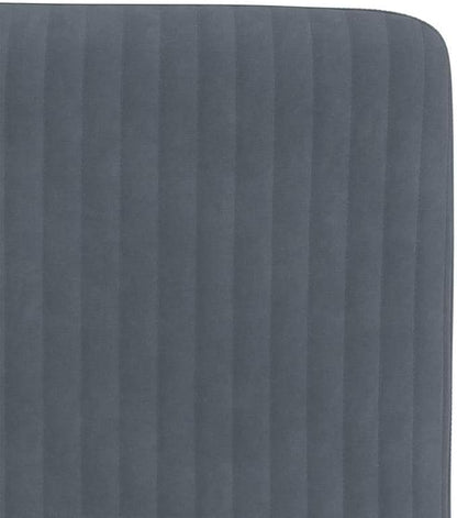 Modern Velvet Dining Chairs Set of 2 Dark Gray Accent Chairs with Metal Wood Frame - Sturdy Kitchen & Living Room Furniture, Comfortable Foam Padding