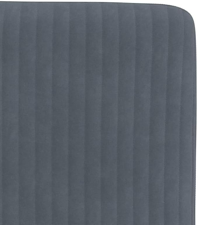 Dark Gray Velvet Dining Chairs Set of 2 Modern Accent Chairs with Metal-Wood Frame and Soft Foam Cushion for Kitchen Living Room Restaurant Furniture