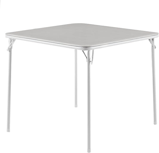 VECELO 34'' Folding Table with Soft Padded Tabletop, Portable Multifunctional for Indoor/Outdoor, Home, Parties, Picnics, and Games
