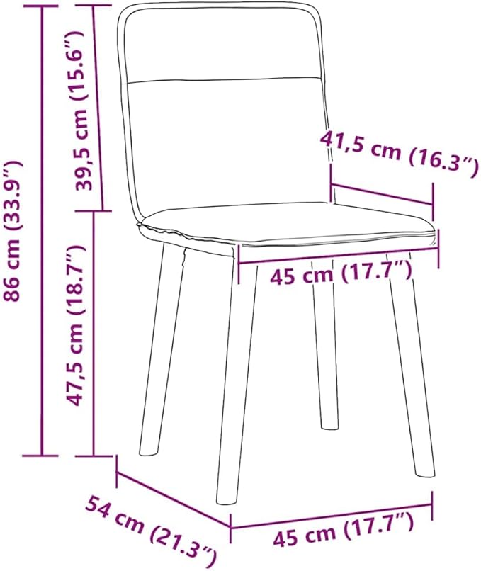 Dining Chair Set of 6 Dark Grey Fabric Upholstered Modern Dining Room Chairs with Rubber Wood Frame for Kitchen and Comedor