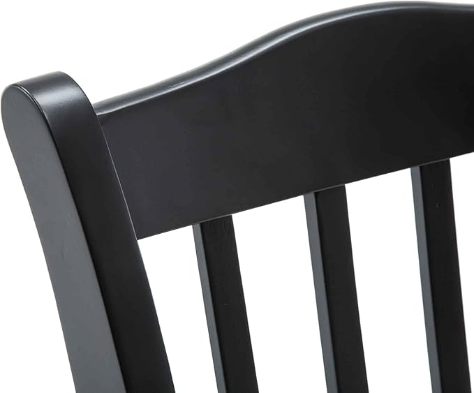 Boraam Shaker Dining Room Side Chairs, Set of 2 - Black/Oak
