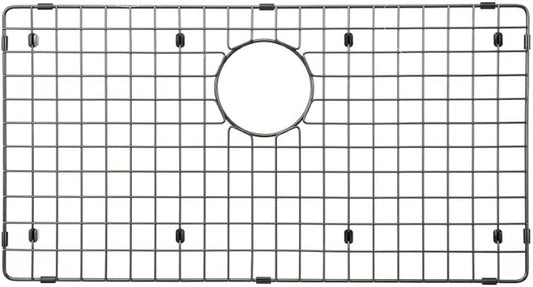 Starstar Sinks Protector Matte Black 304 Stainless Steel Kitchen Sink Bottom Grid, Rack (29 L x 15 W)