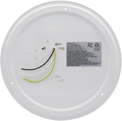 Maxxima 14 in. LED Flush Mount Ceiling Mushroom Light Fixture - Indoor Dimmable Dome Light, 3000K Warm White, 1600 Lumens, Ideal for Bedroom, Kitchen, and Entryway